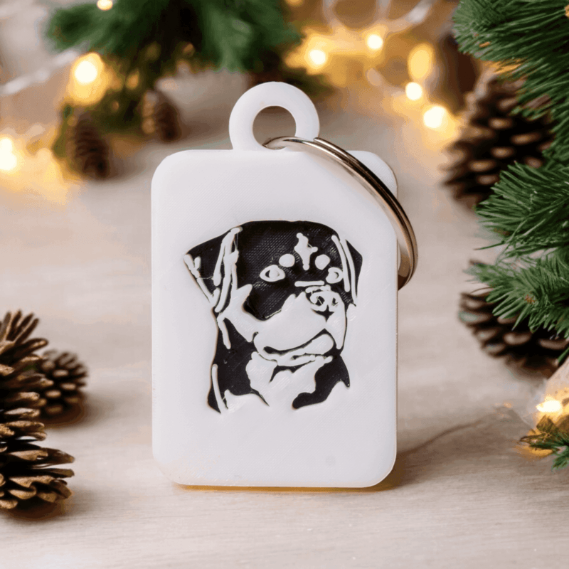 Rottweiler kulcstartó